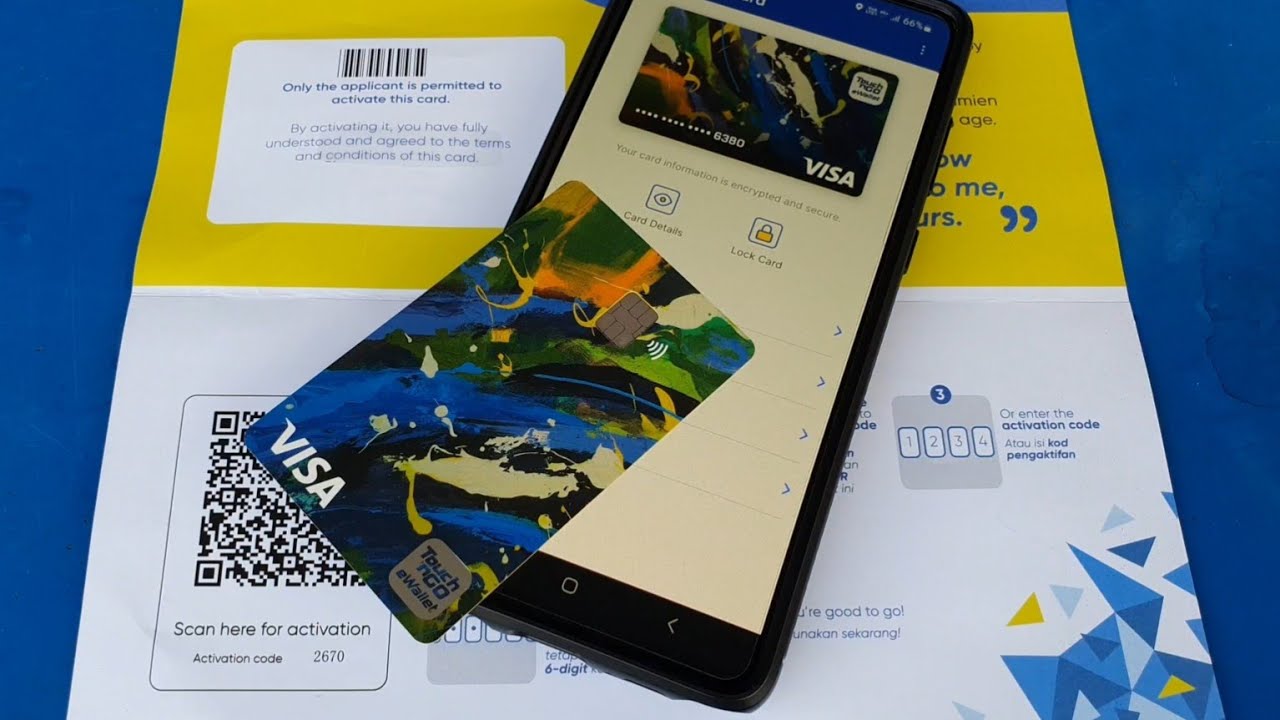 Cara Aktifkan Kad VISA TouchNGo eWallet
