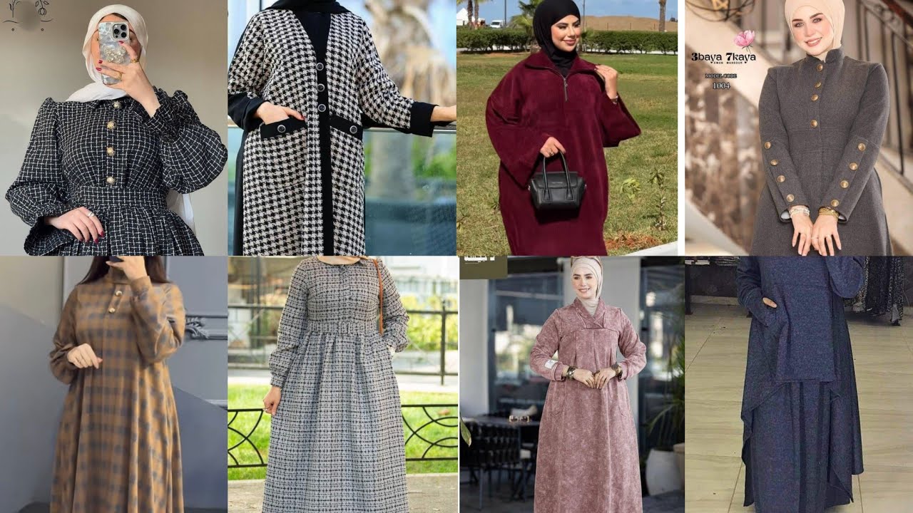 أجمل موديلات شتوية للمحجبات 🌸 ستايلات راقية وعصرية هذا الموسم!