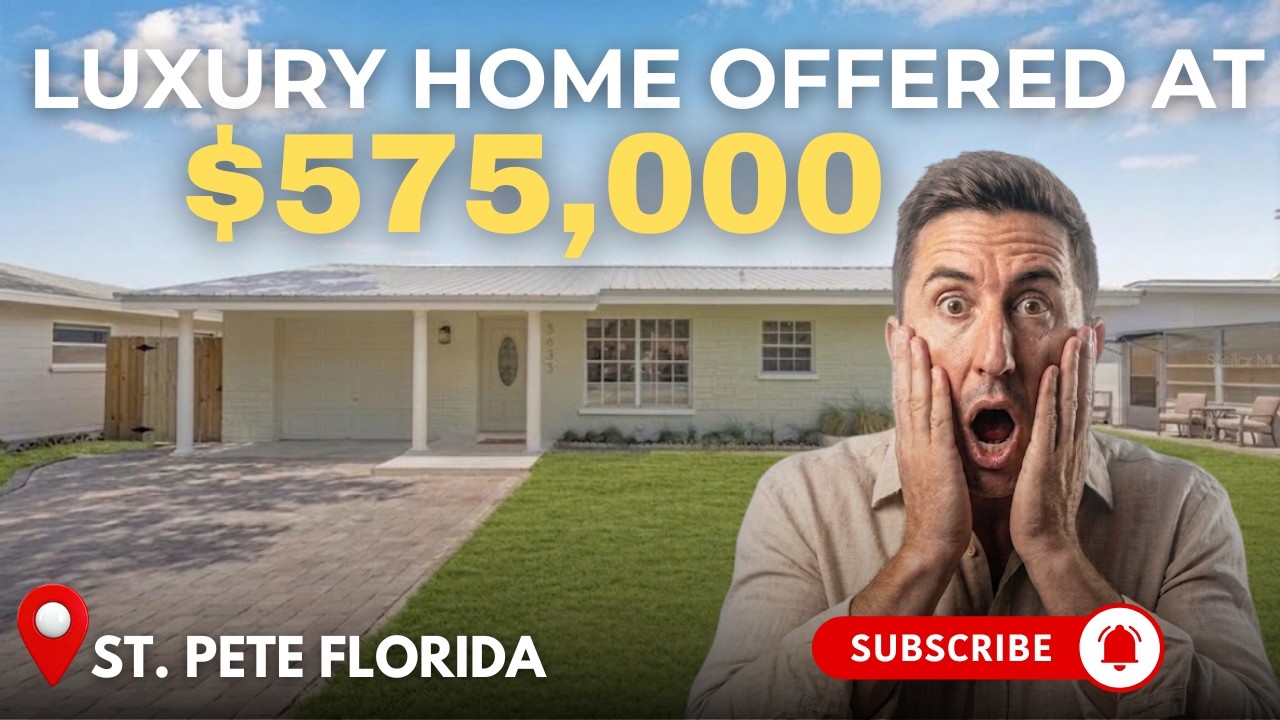 ST. PETE LUXURY FOR UNDER $600,000 | 10 MINUTES TO #1 BEACH IN USA
