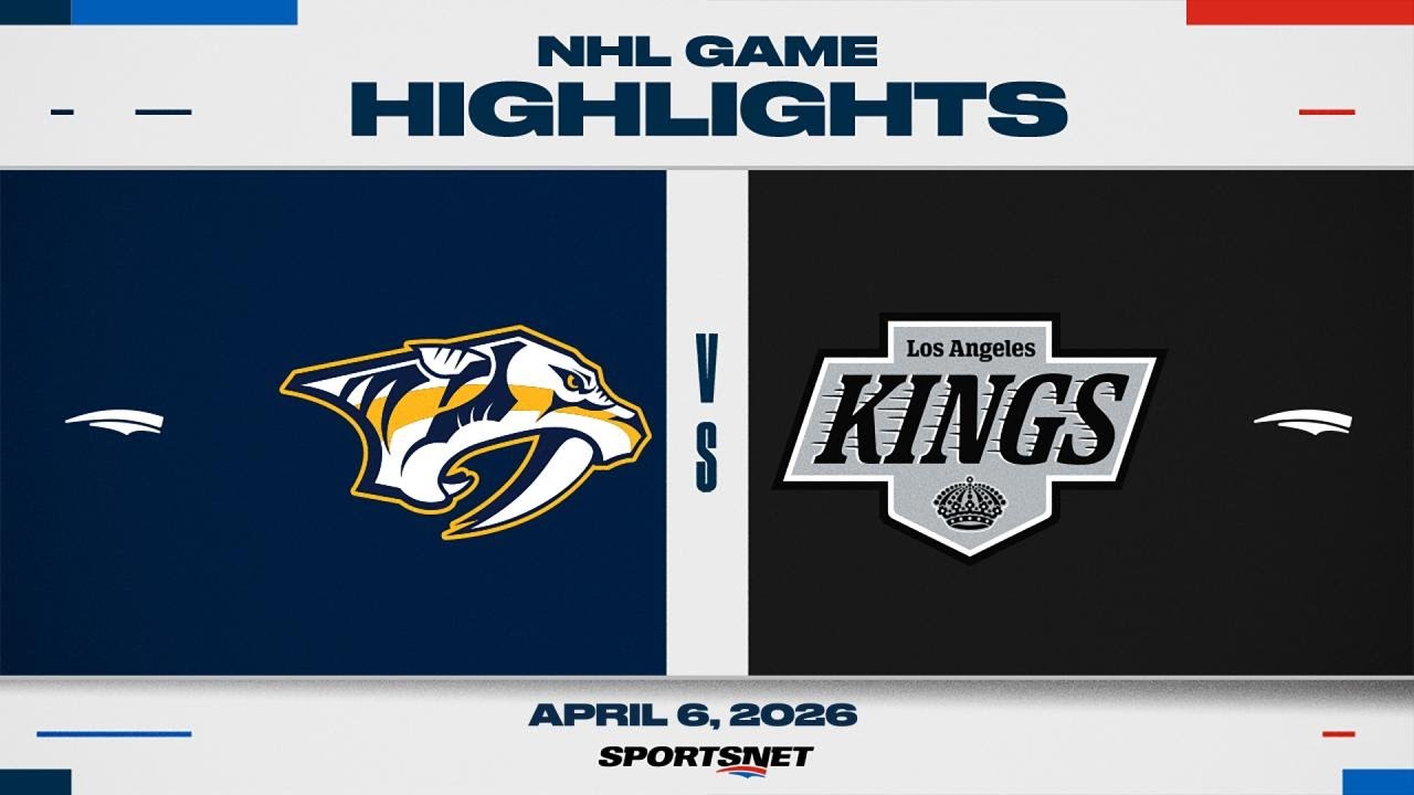 NHL Highlights | Predators vs. Kings - April 6, 2026