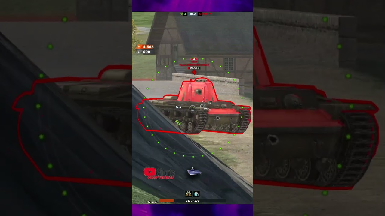 УНИЧТОЖИТЕЛЬ | ИМБА 7 УРОВНЯ |  #blitz, #tanksblitz, #shorts #вооруженныйблиц