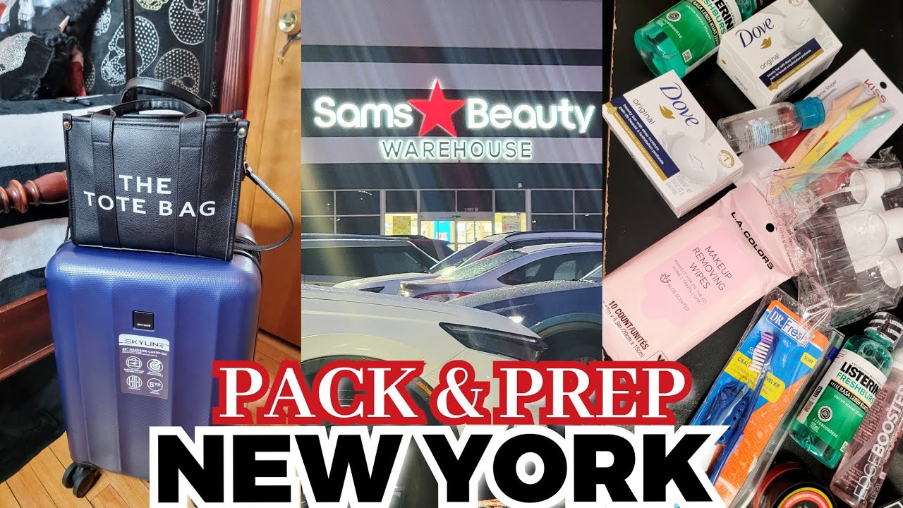 pack & prep w/ me for NEW YORK ✈️🧳