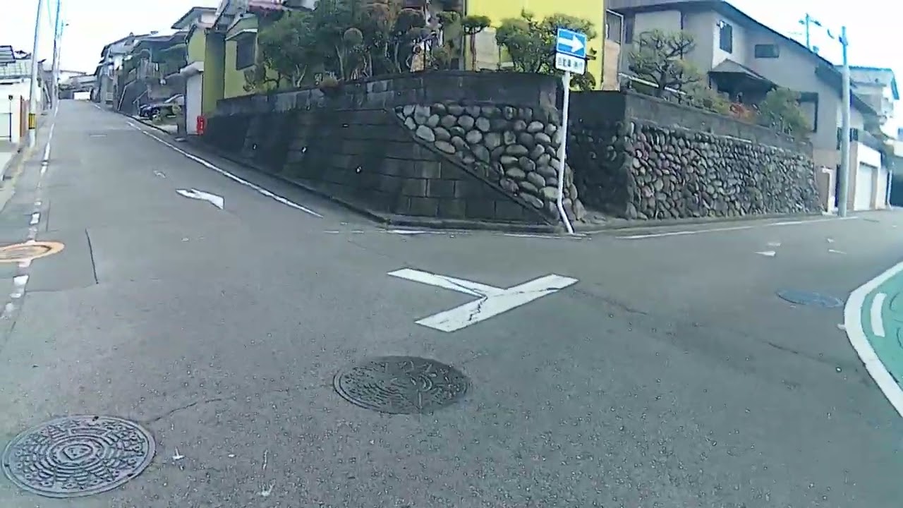 作業用バス停散歩動画 二月号 特別編 東海市朝のショートコース ファイル1 加木屋線 加木屋デイサービスセンター～東大堀保育園迄