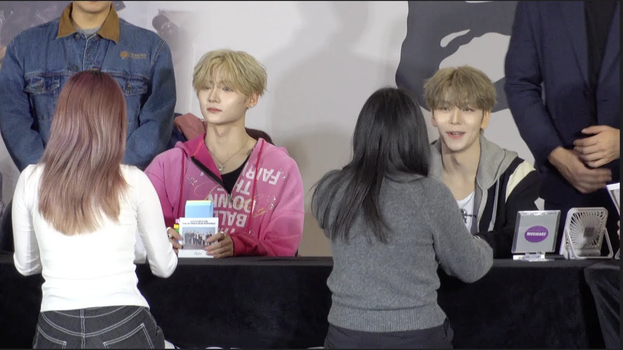 260117 알파드라이브원 (상원 씬롱) 팬들에게 싸인중 공개 팬사인회 FANCAM