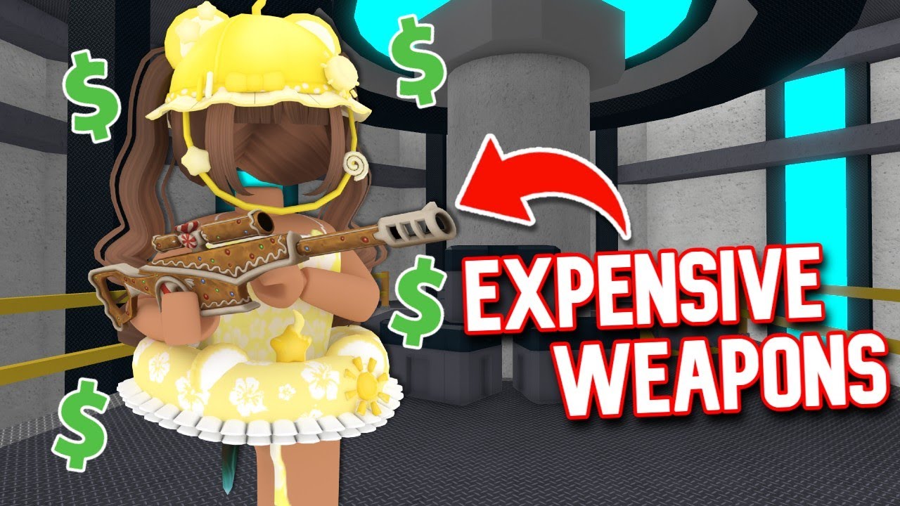 I Played MM2 With The MOST EXPENSIVE WEAPONS...(Murder Mystery 2)