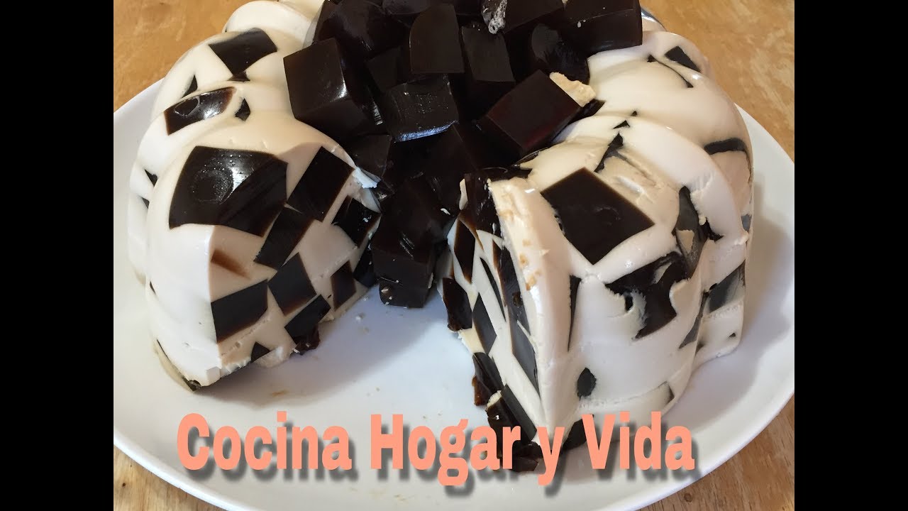 Gelatina Mosaico de Cafe con Tres Leches