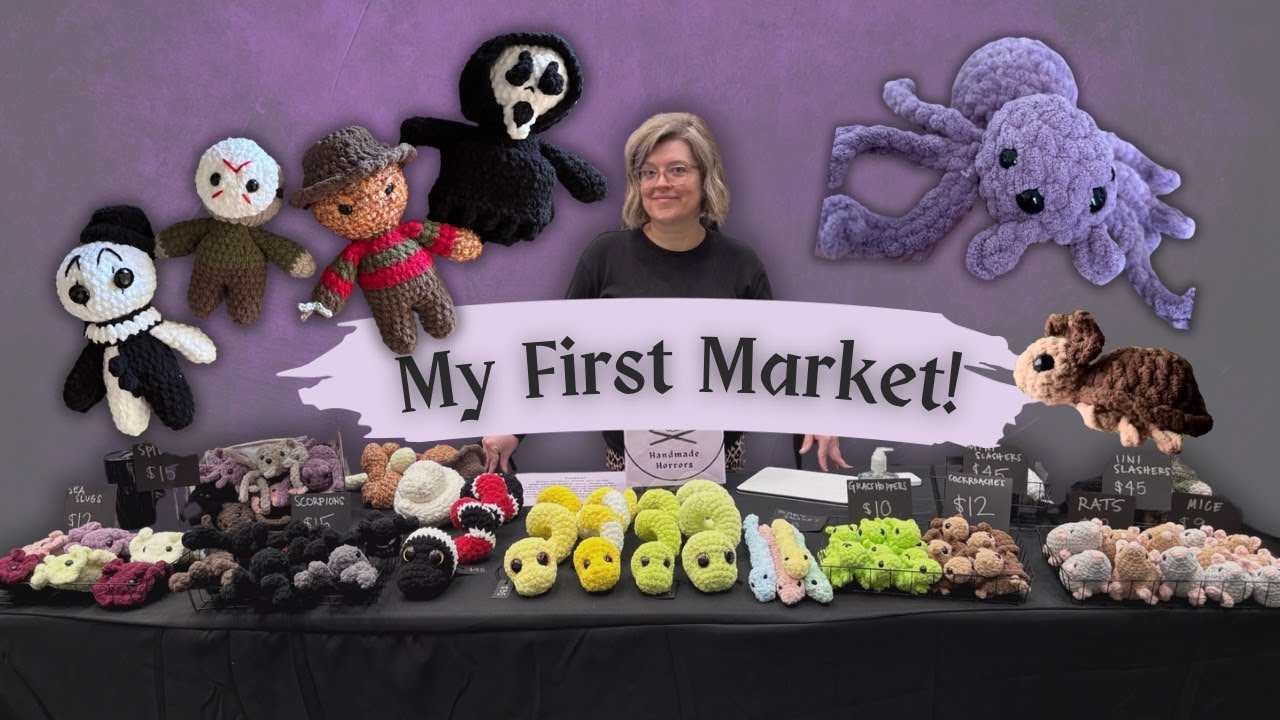 🐍 My First Market! 🐍 Market Prep Crochet Vlog