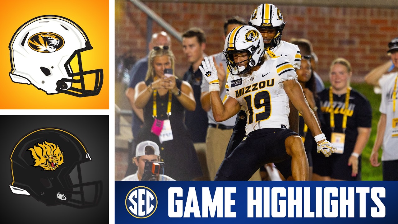 Missouri Tigers против UABP Golden Lions | Лучшие моменты игры | SEC Футбол 2026