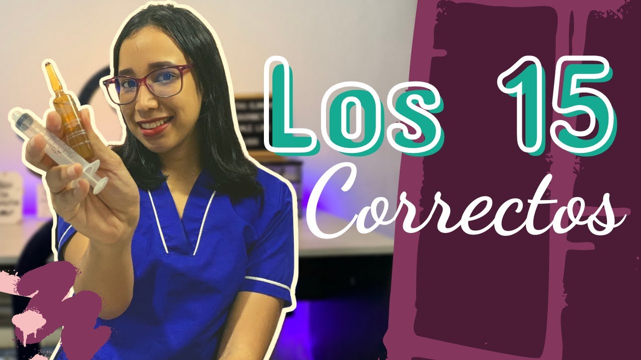 Los Correctos de administración de medicamentos en Enfermería