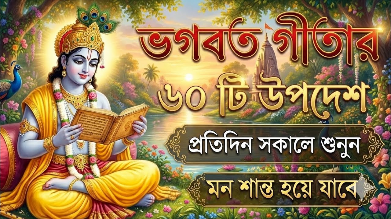 ভগবত গীতার সহজ বাংলা ভাষায় ৬০ টি উপদেশ প্রতিদিন ঘুমোনোর আগে ....  @MessageOfDharma9