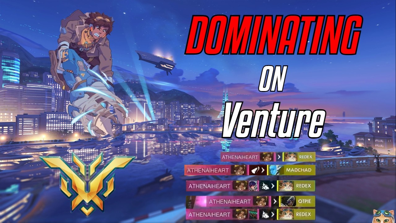 DESTROYING Pros on Venture's WORST Map in Overwatch