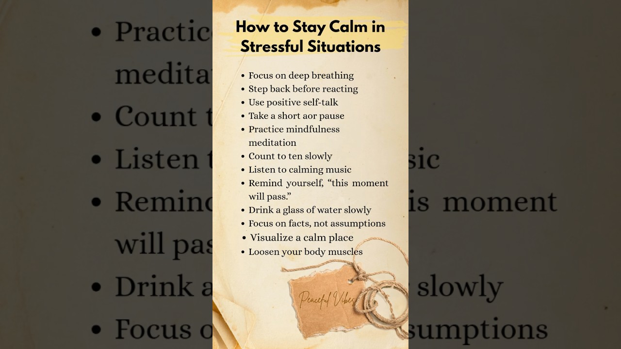 How to stay calm in stressful situations #quotes #love #motivation