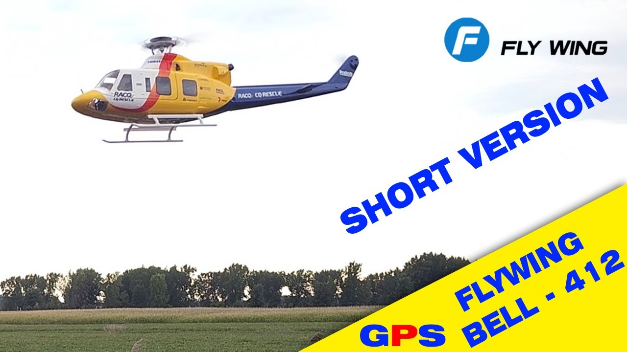 Flywing Bell 412, shorter version of my flight