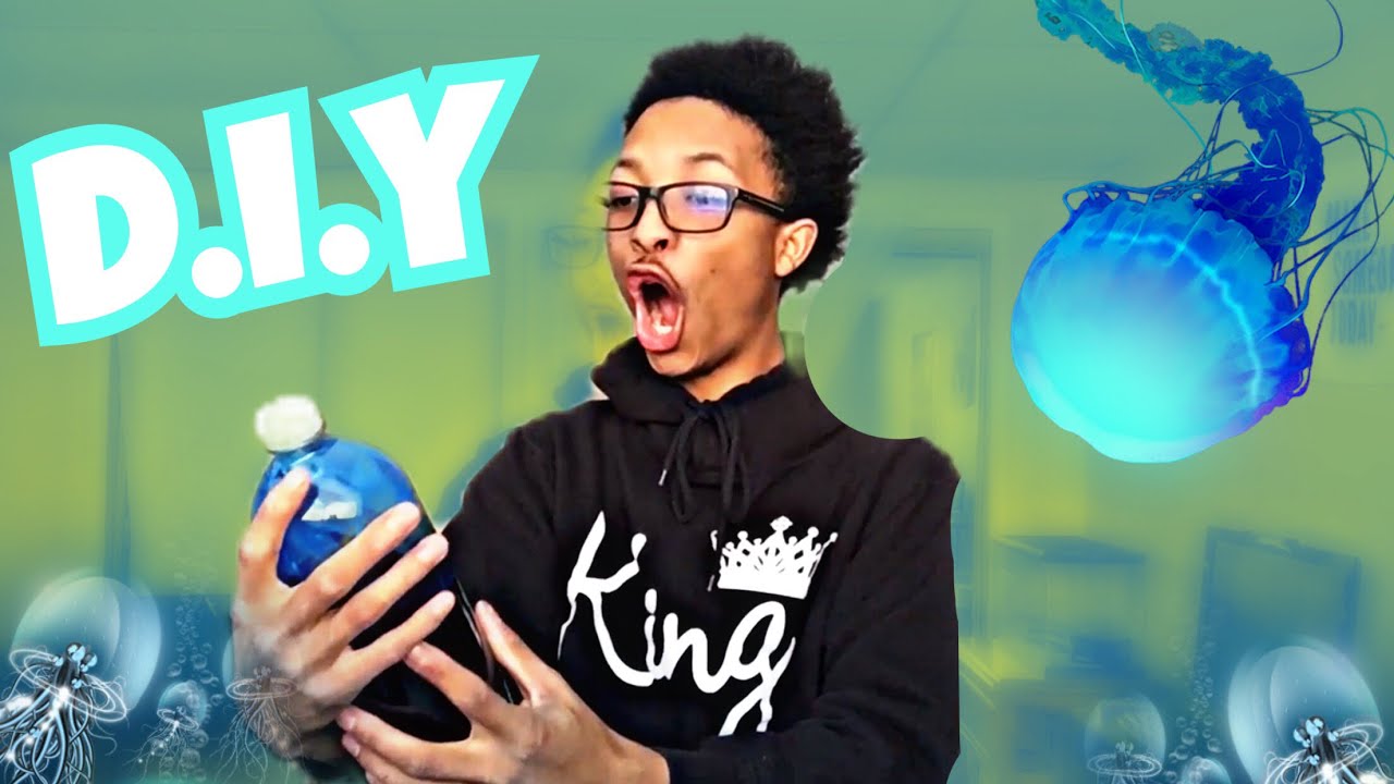 DIY JELLYFISH IN A BOTTLE EPIC INSANE TRICKS | ONLYCASHEW5