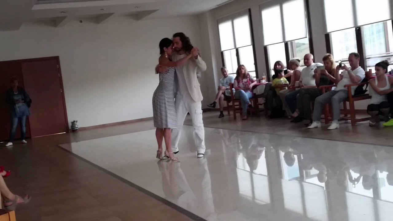 Diego Mastrangelo & Evi Anesti - End of lesson @ Tango Trip Lefkonas Serres 2015