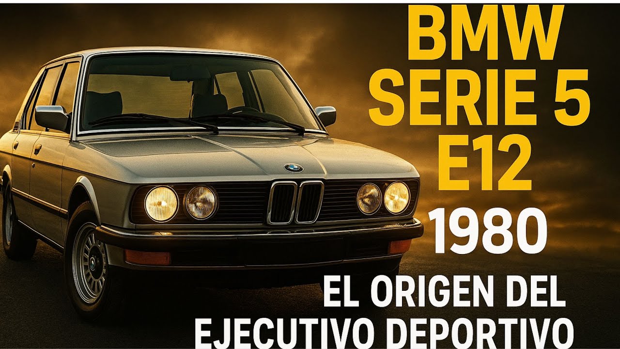 BMW Serie 5 E12 (1980): El Origen del Ejecutivo Deportivo que Revolucionó el Lujo