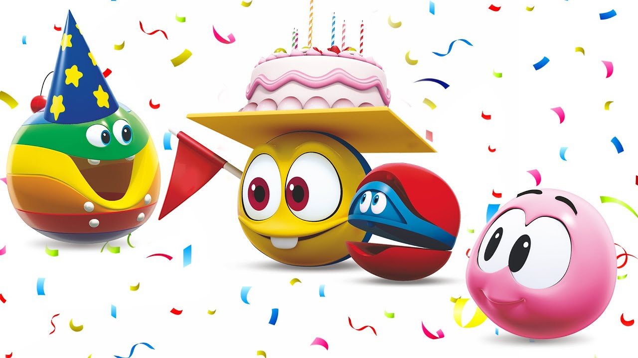 Sen's Birthday Party 🎂 Cartoon For Kids 🍰 WonderBalls Playground