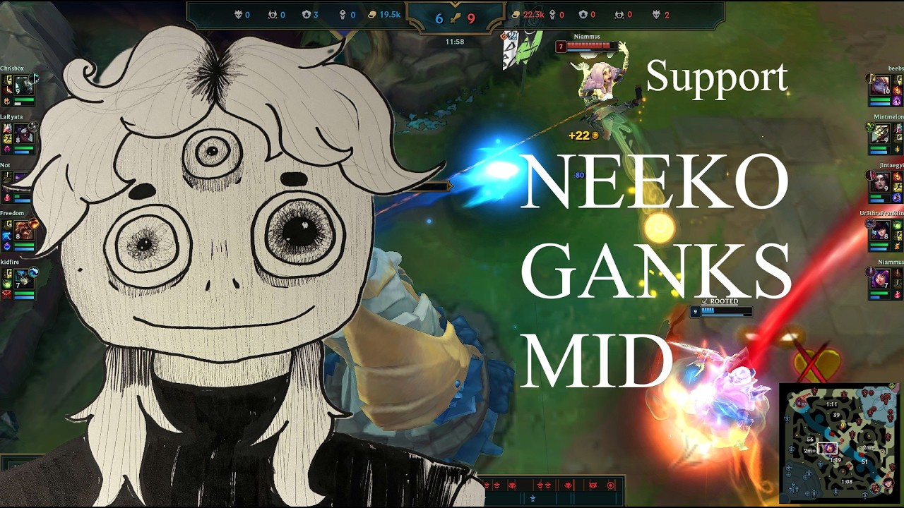 HOW TO CARRY AS SUPPORT! attack their win-con! NEEKO SUPPORT