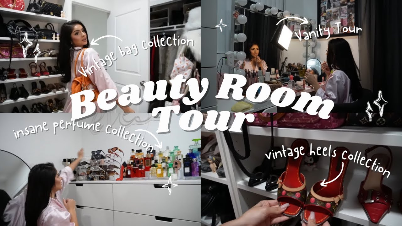 TOUR A SUPER COOL BEAUTY ROOM WITH ME (it’s mine) | Vlogmas day 17♡