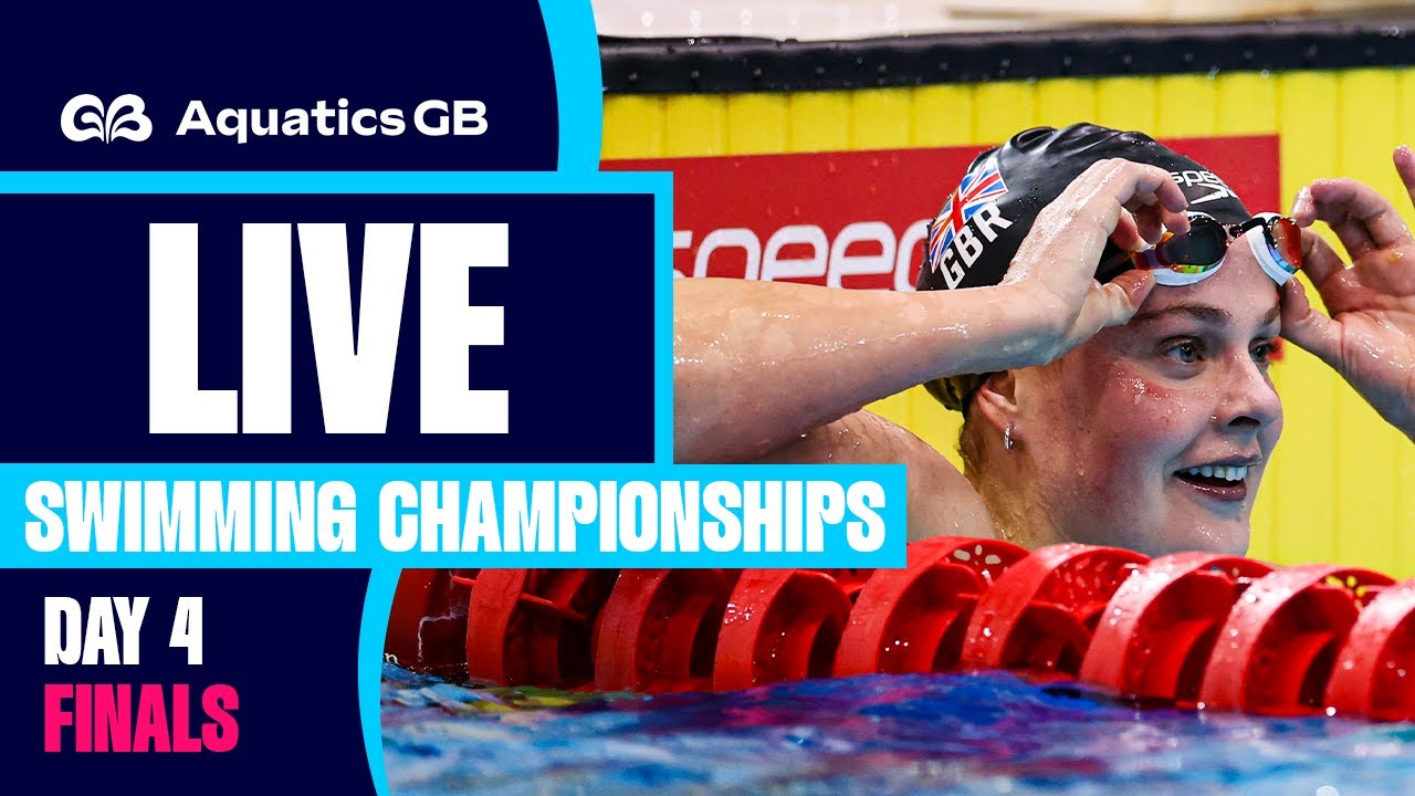 LIVE SWIMMING FINALS | Day Four (18th April) | Aquatics GB Swimming Championships 2025