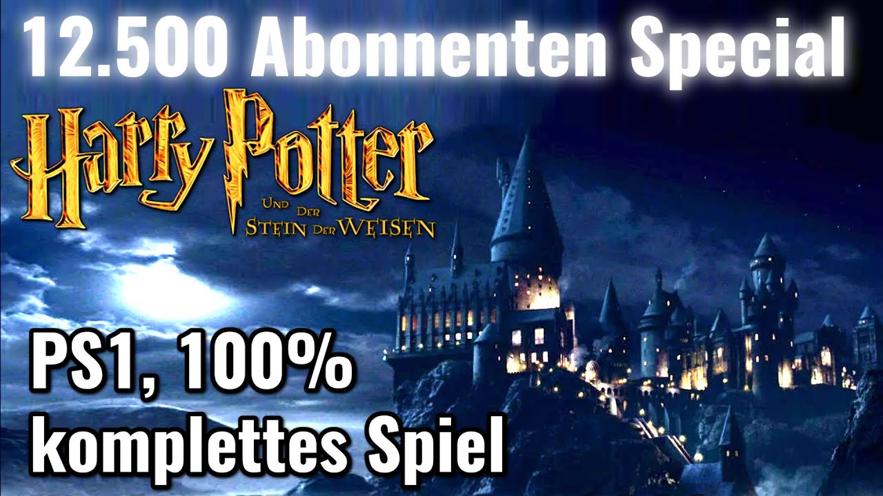 Harry Potter und der Stein der Weisen (PS1) ★ 12.500 Abonnenten Special ★ (PSX Gameplay Deutsch)