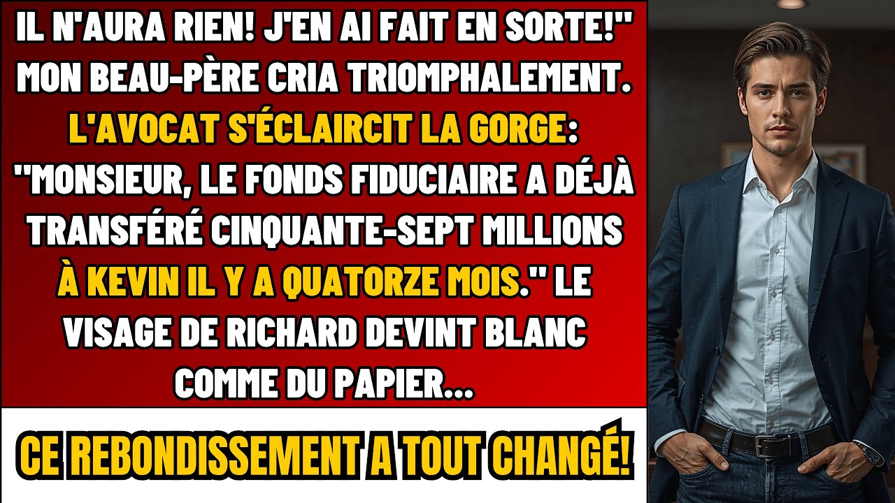 Mon Beau-Père A Tenté De M’Exclure À La Lecture Du Testament De Ma Mère –L’Avocat A Commencé À RIRE…