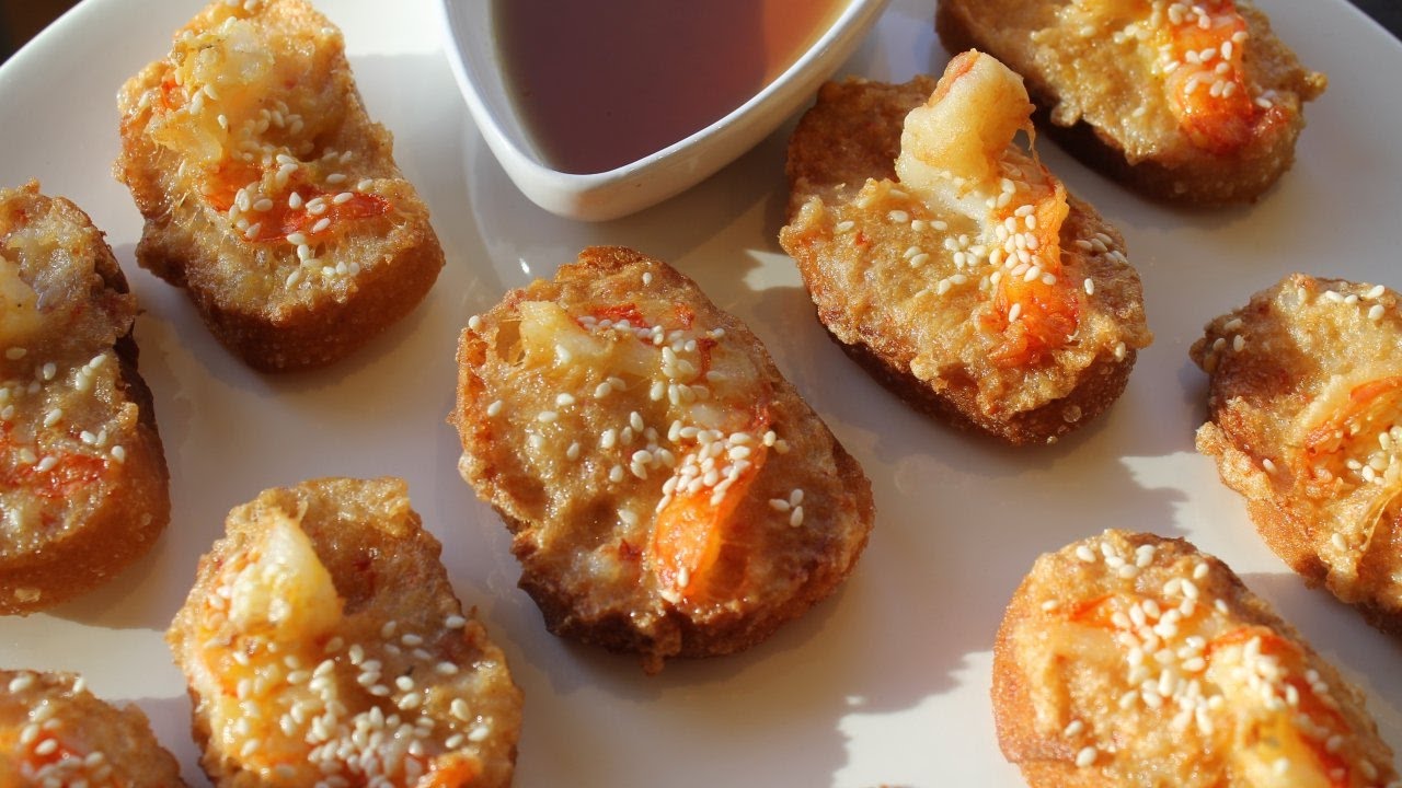 Sesame shrimp toasts - Morgane Recipes