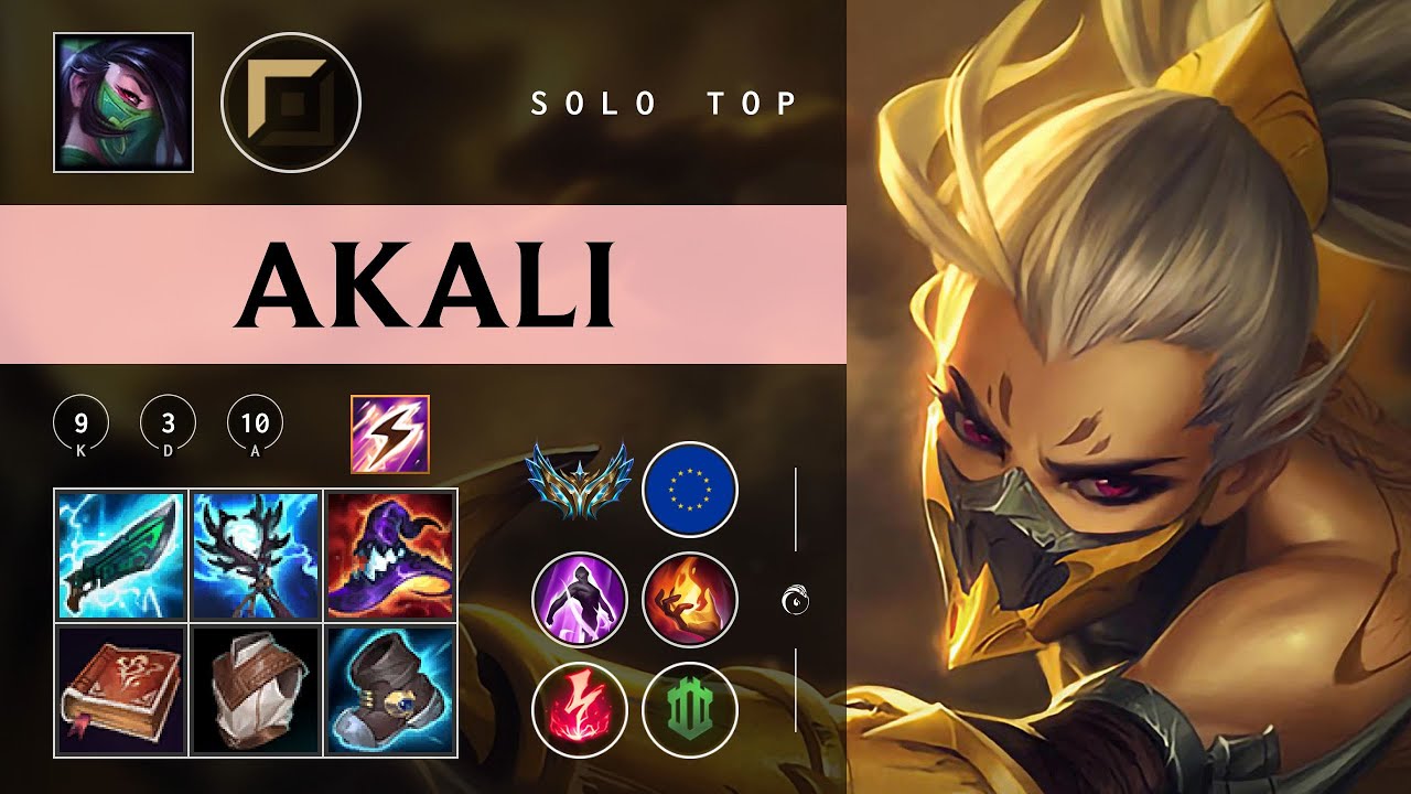 Akali Top vs Gwen - EUW Challenger Patch 26.03
