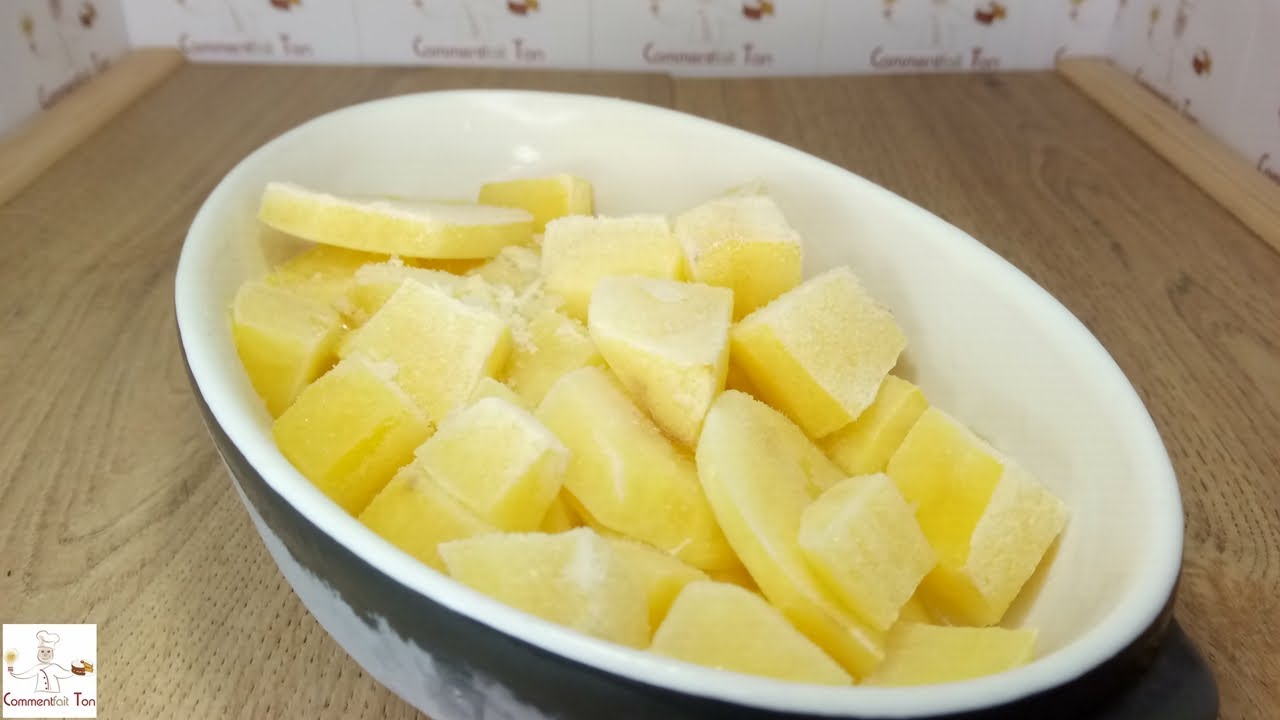 Comment congeler des pommes de terre (patates) sans qu'elles noircissent ?