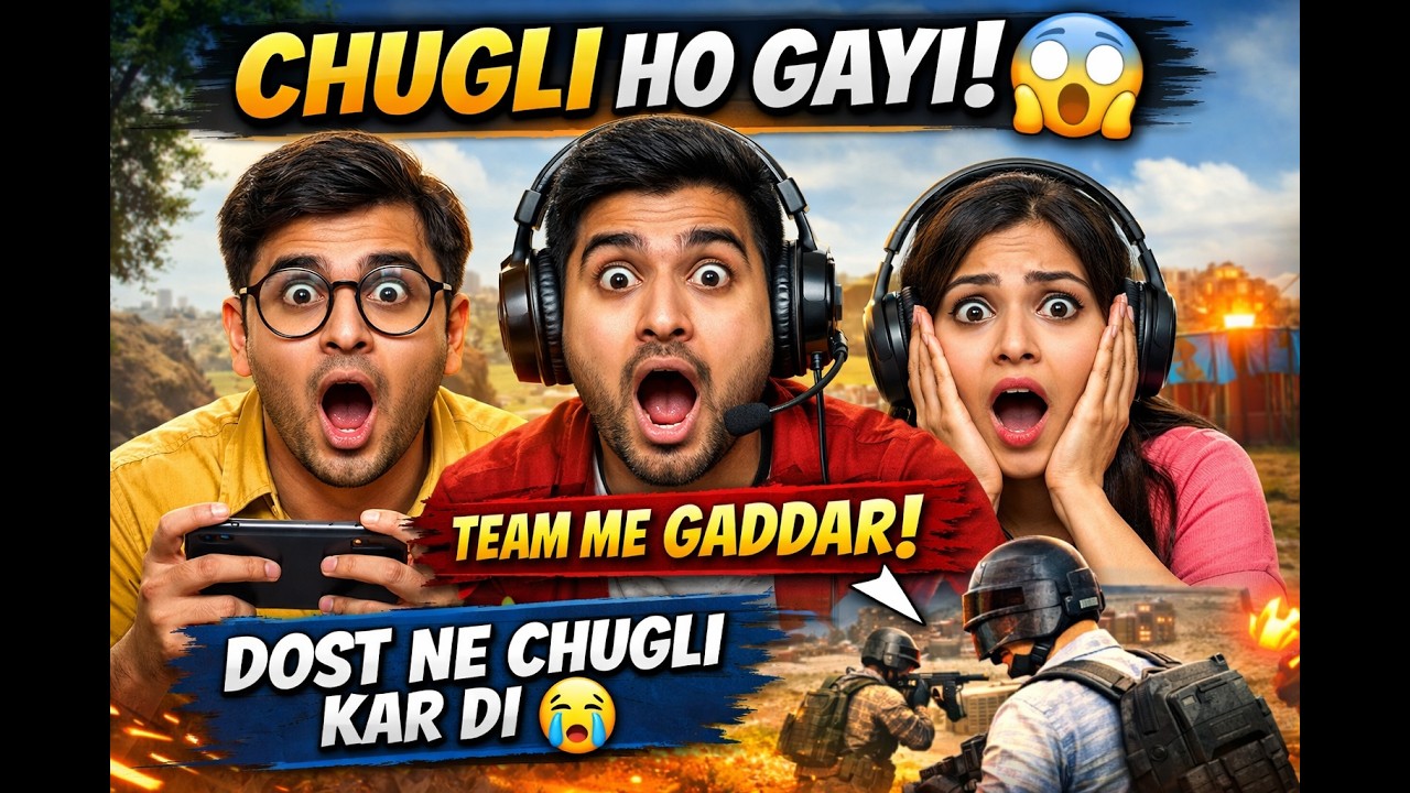BGMI Me Chugli Ho Gayi 😱 | Dost Ne Hi Raaz Khol Diya