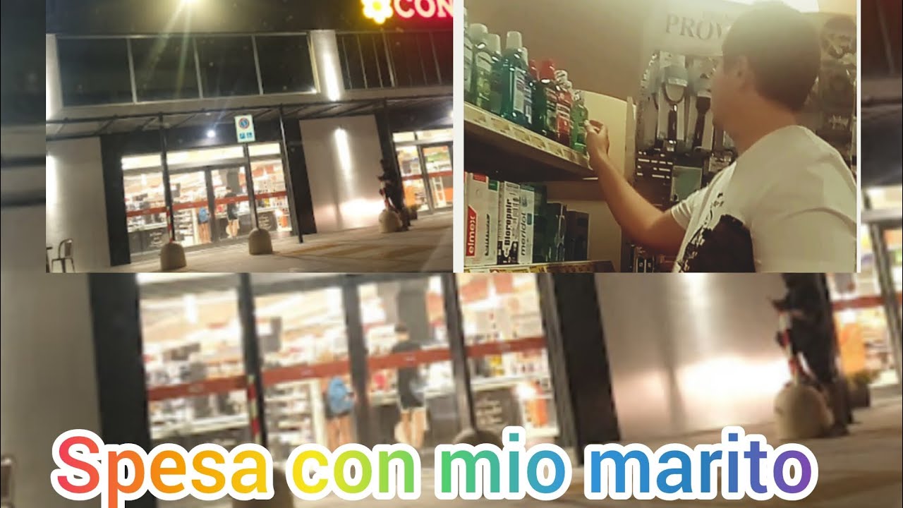 FARE SPESA CON MIO MARITO AL CONAD!! BELANJA MINGGUAN BERSAMA SUAMIKU TERCINTA