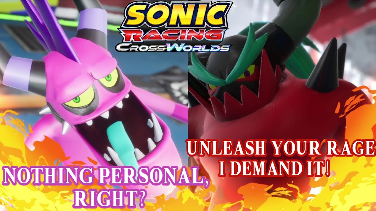 Sonic Racing: CrossWorlds All Zazz Rival Interactions