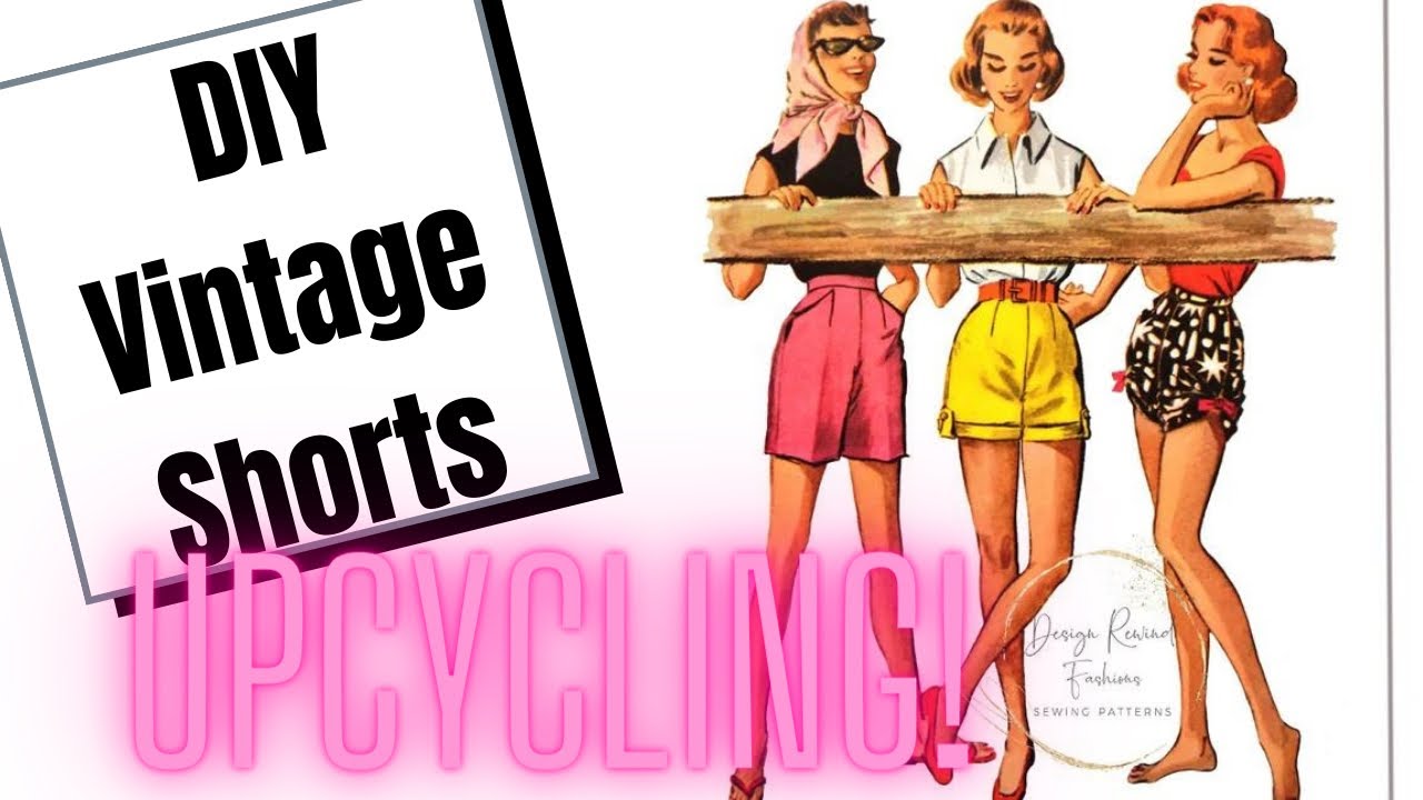 Make Shorts From A Skirt [UPCYCLING VINTAGE]