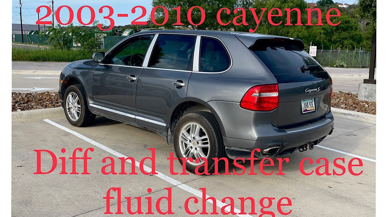 How to change the transfer case and diff fluid on a 2003-2010 cayenne.