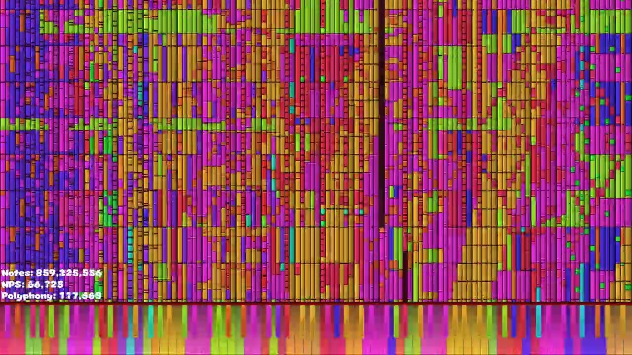 [Black MIDI] Septette For The Dead Princess Universal II Pre-Merge