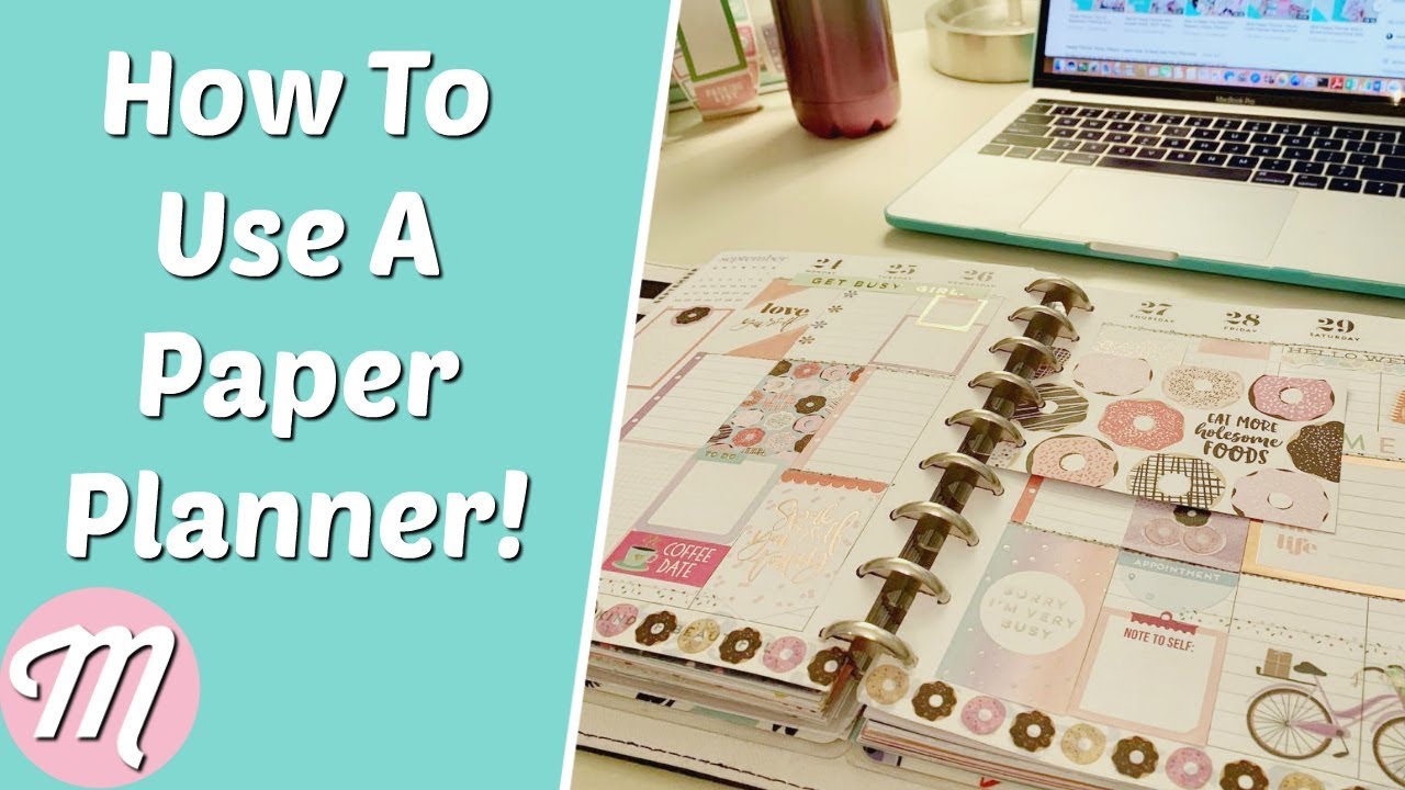 How To Use A Paper Planner For Beginners!