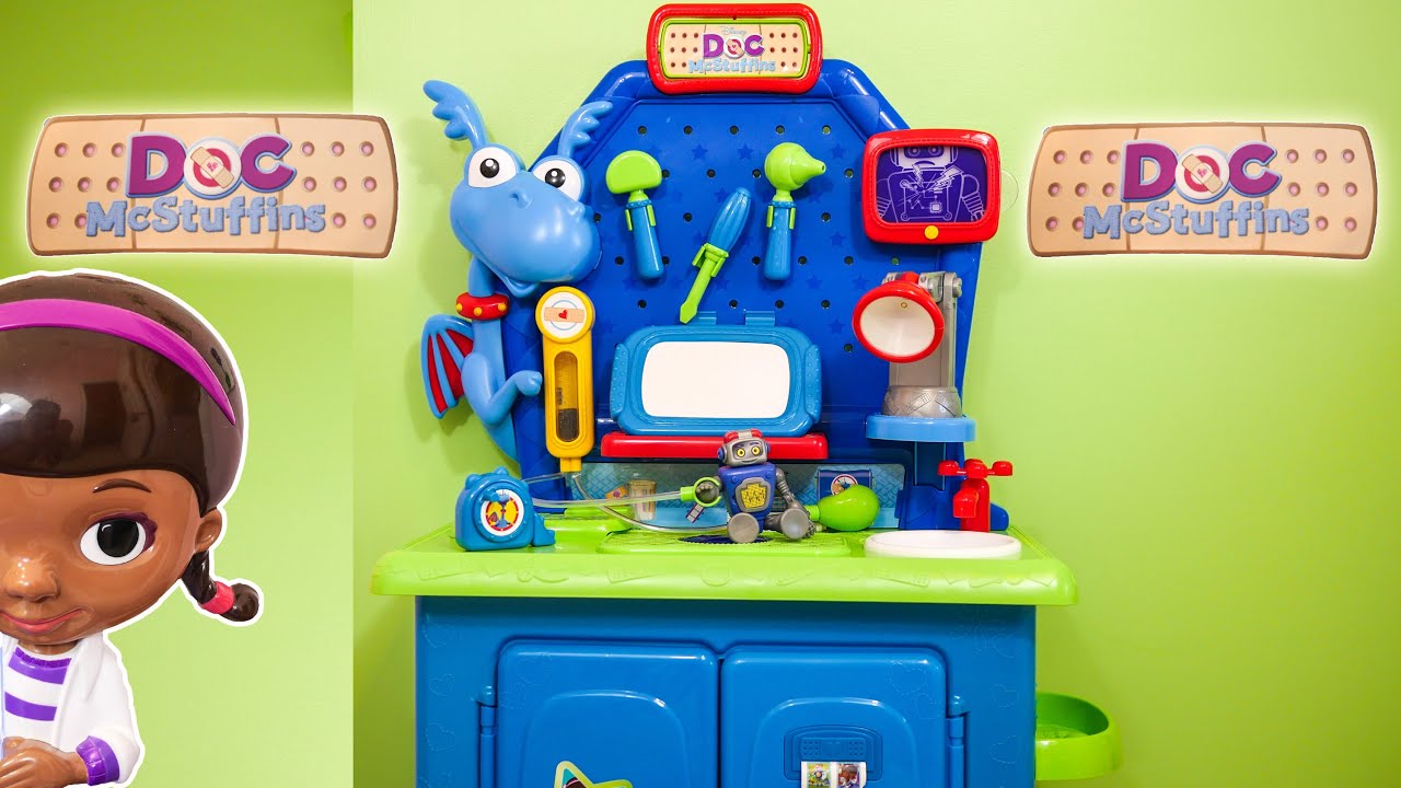 Unboxing the Doc McStuffins Stuffy Check Up Center