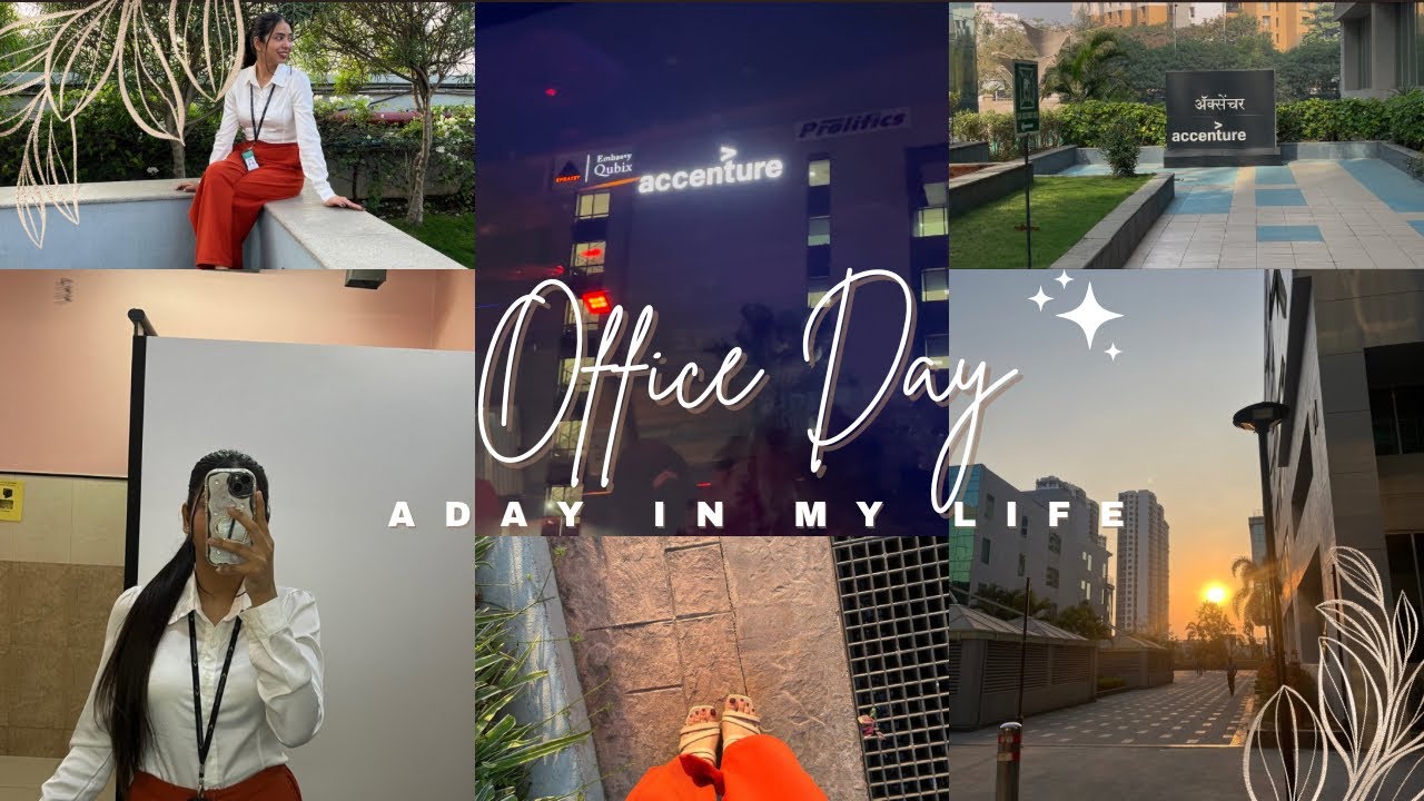 A Day In My Life At ​⁠@Accenture Pune Office |Hinjewadi | Office 🏢