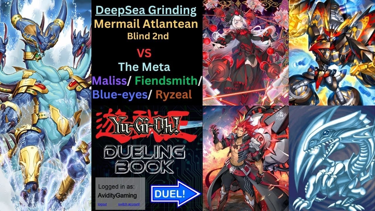 YU-GI-OH! Deep Sea Grinding - Testing Blind Second Mermail Atlanteans!!