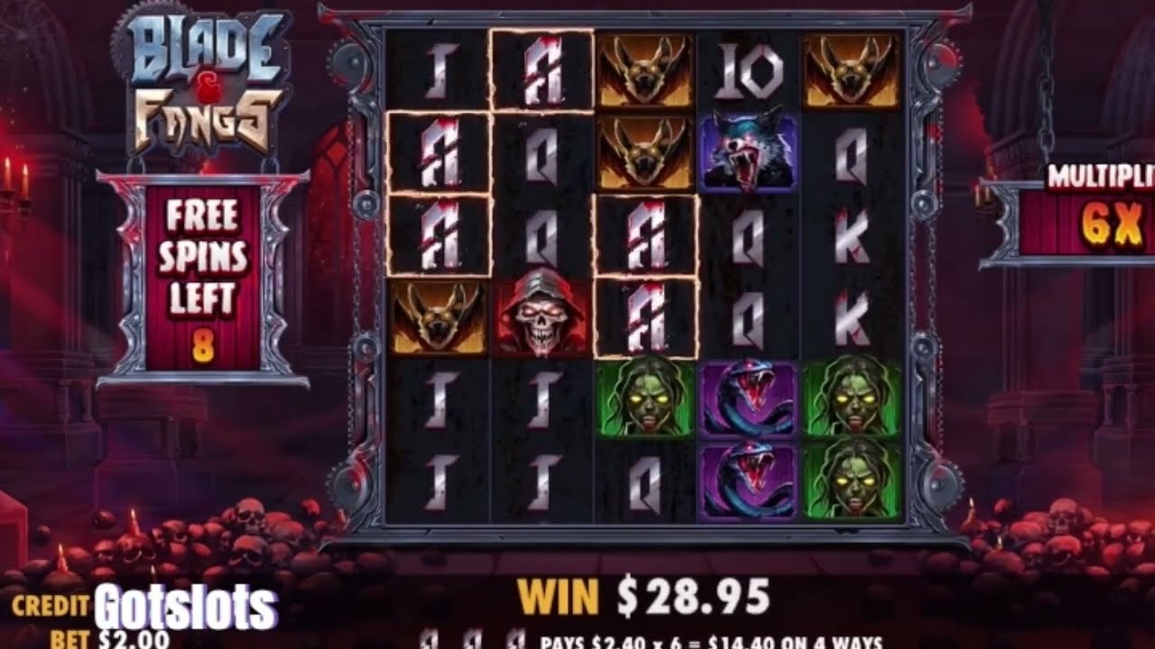 Blade & Fangs slot game $200 bonus buy!