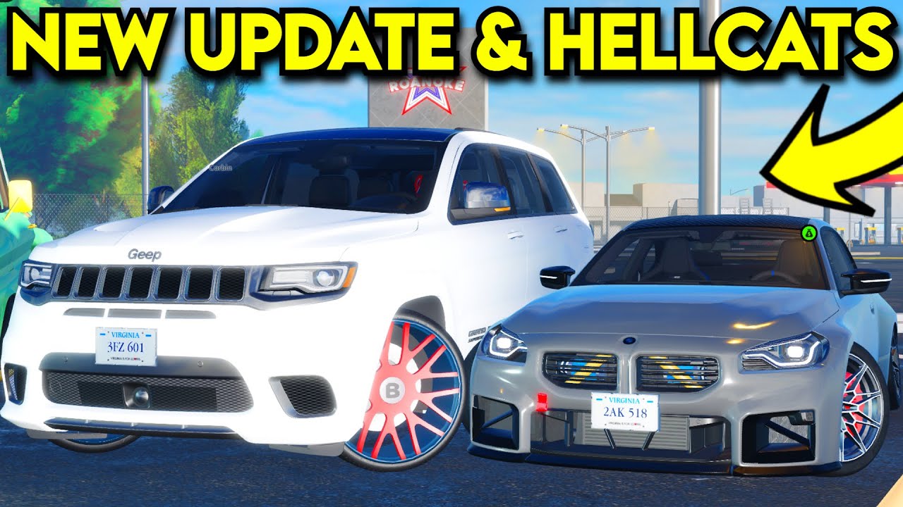 *NEW* HELLCATS & BMW M2 + BODY KITS IN ROBLOX ROANOKE!