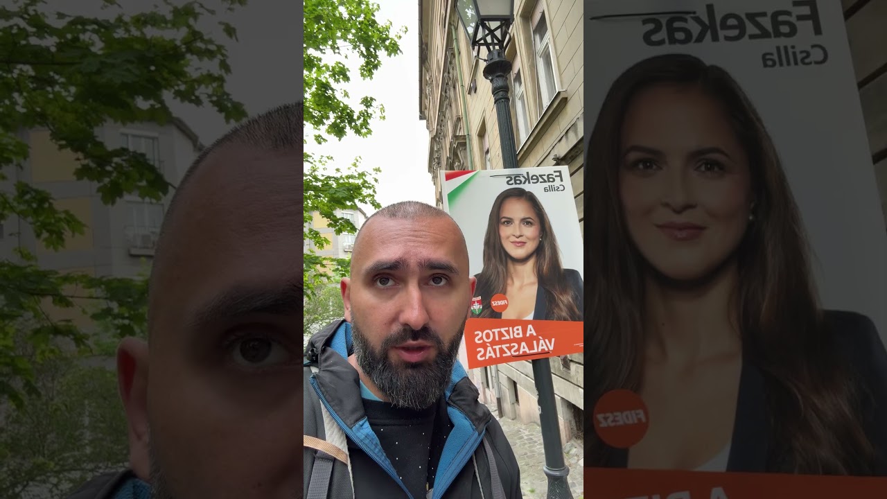 Ulice Budapesztu w dzień wybor&oacute;w
