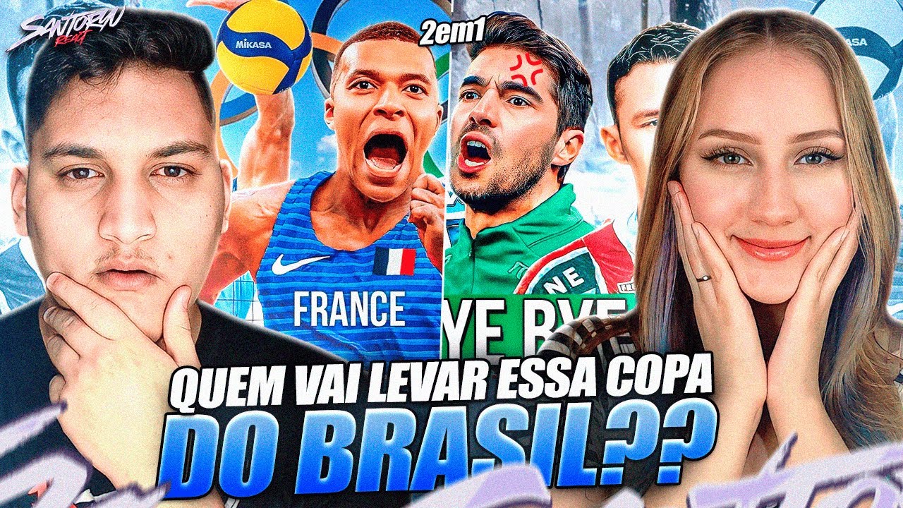 2 EM 1 - FUTPARODIAS = ELIMINADOS DA COPA DO BRASIL & SE OS JOGADORS FOSSEM ATLETAS - REACT EM CASAL