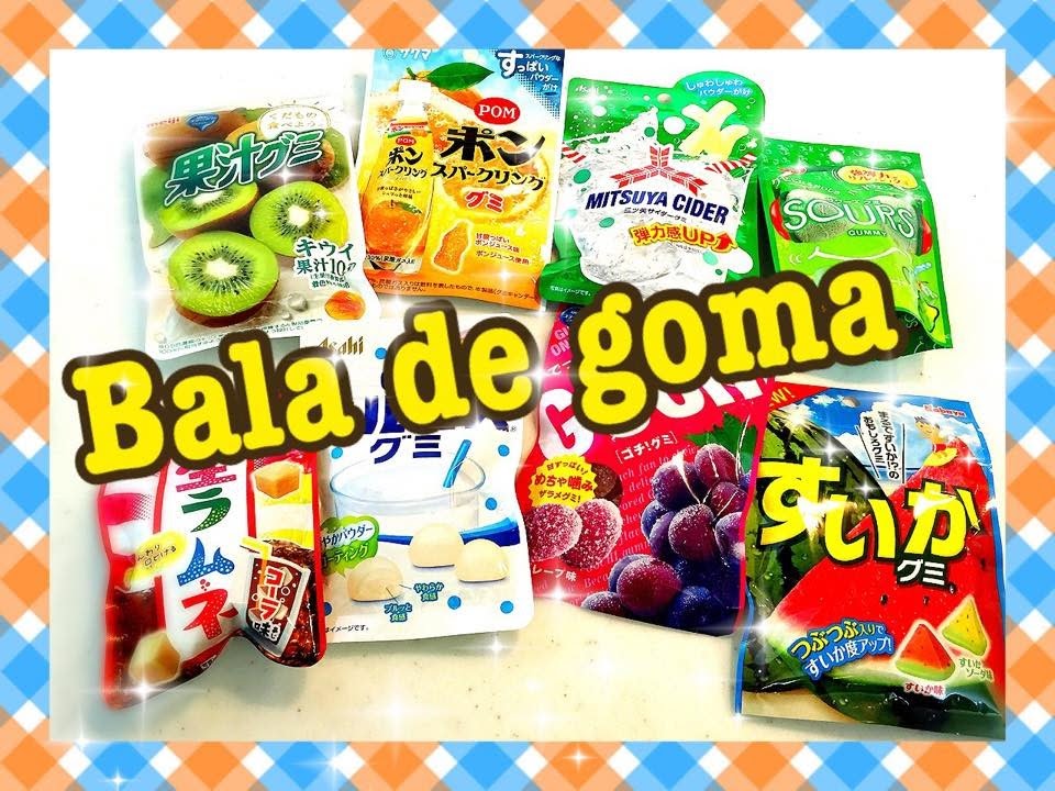 Experimentando Bala de Goma do Japao.... @poliana13andressa