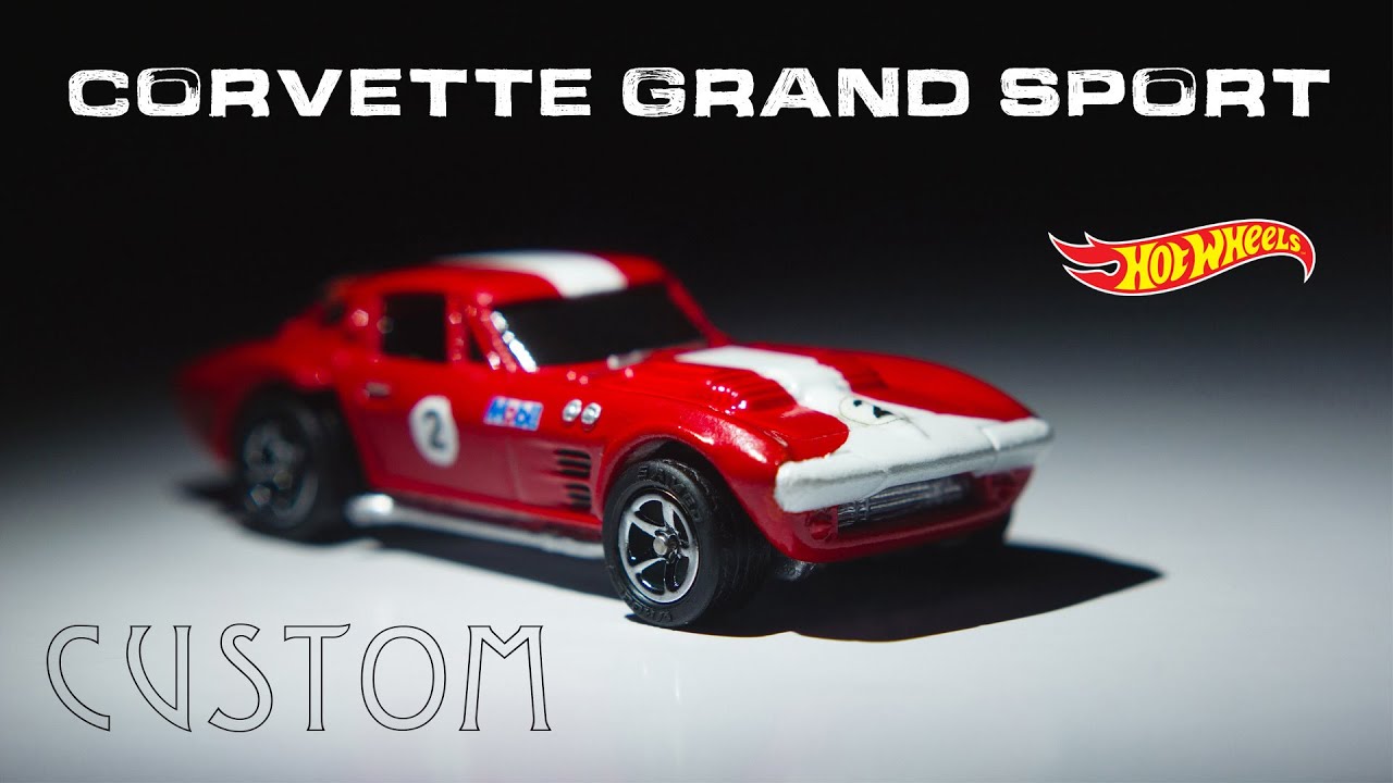 HOT WHEELS CUSTOM y RESTAURACIÓN Corvette Grand Sport ✅