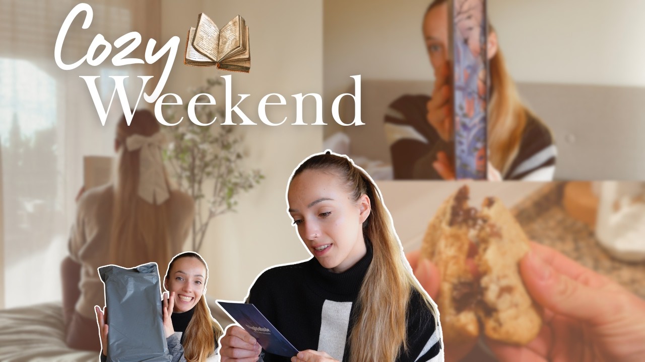 Cozy weekend vlog ✨ Gluten-free baking, reading & weekend reset