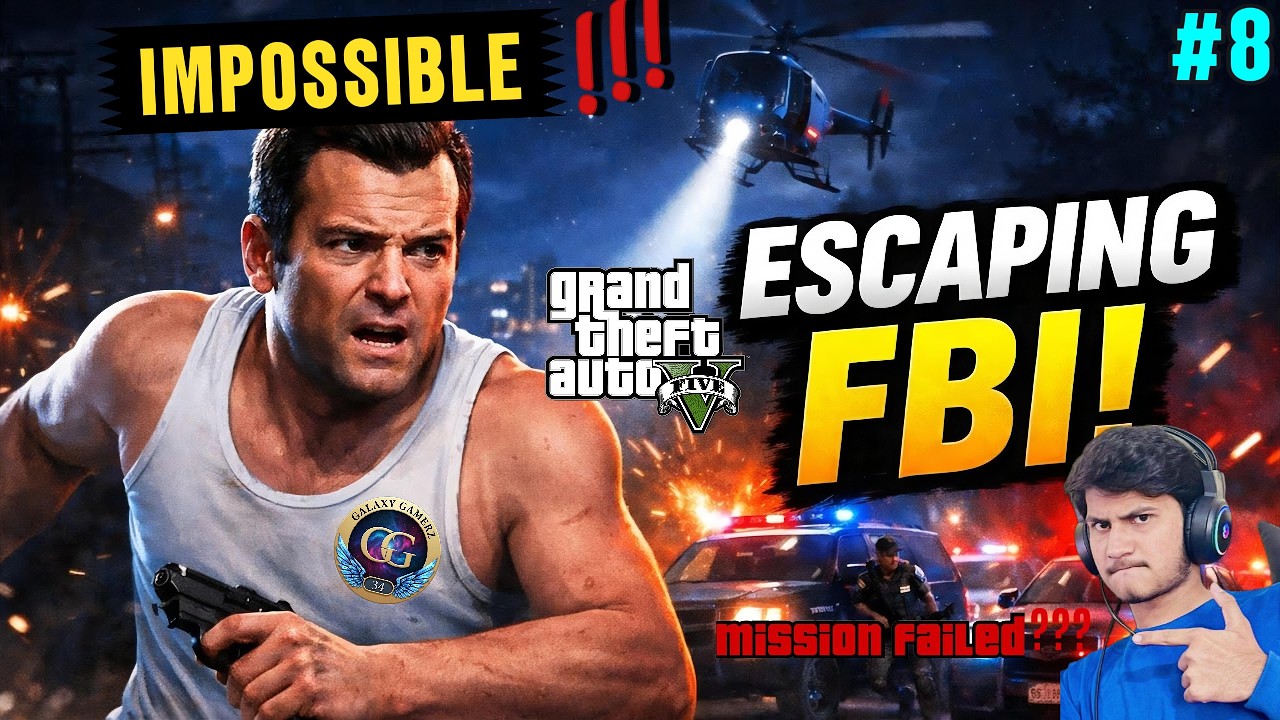 MICHEAL ATTACKED BY FIB 😱 AND SWAT AGENTS🤯| MICHEAL IS STRUGGLING TO ESCAPE | GTA V GAMEPLAY #8 #166