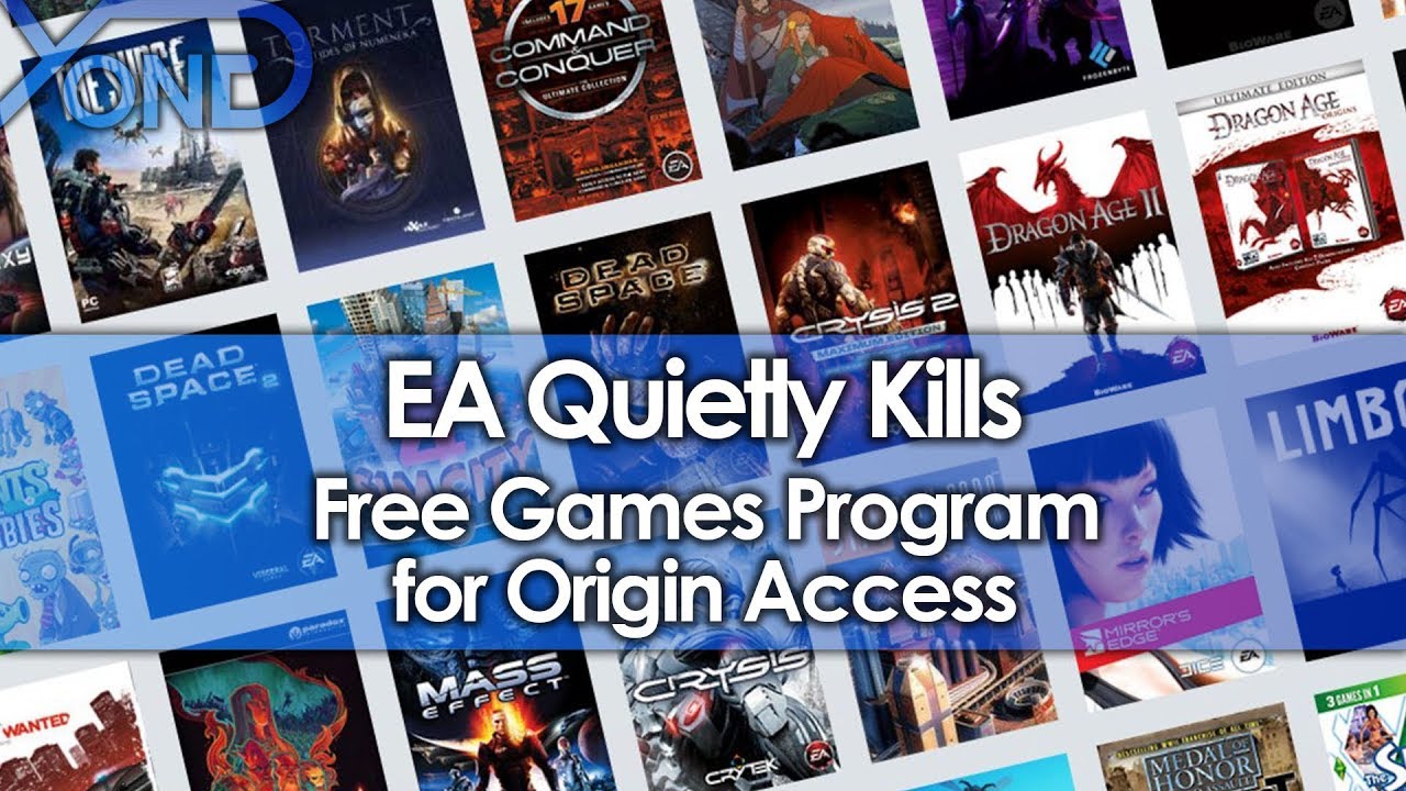 EA Quietly Kills Free Games Program for Origin Access