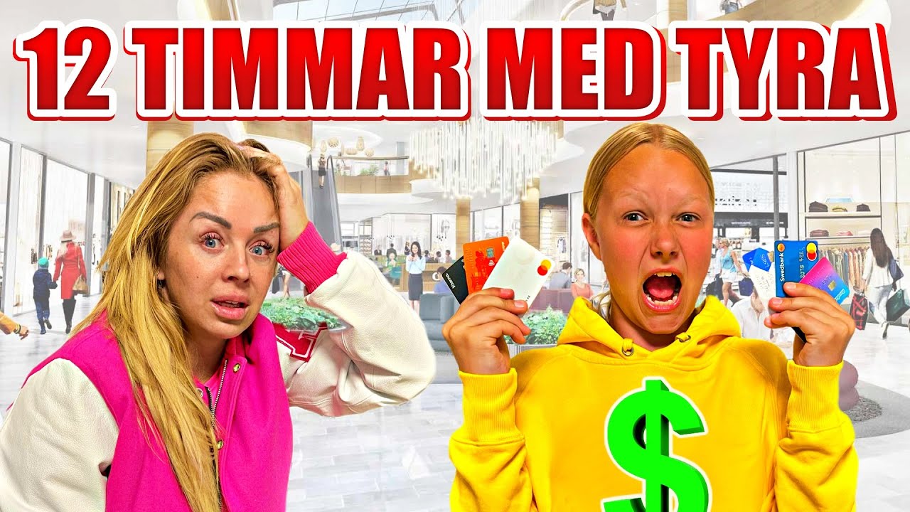 12 TIMMAR MED TYRA -  Betalar för allt 😱💲💲💲