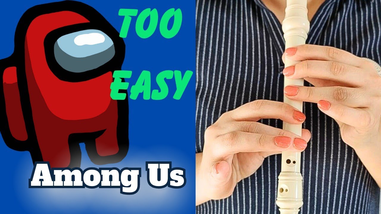 Among Us Song Tutorial | Flute Recorder Tutorial | Among Us Song  For Recorder , With Note Sheet